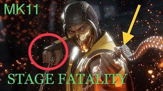 Mortal Kombat 11  SCORPION STAGE FATALITY