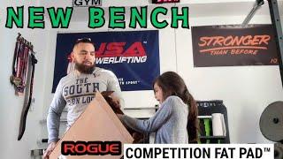 ROGUE FAT PAD + REP Fitness Bench = Competition Standard