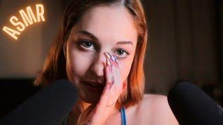 ASMR SLOW & GENTLE EXTREMELY CLOSE EAR TO EAR WHISPERING with NEW MIC SETUP (im back xoxo)