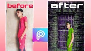 picsart me Bagroung change kaise kare|| by parihar editing