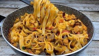 Non ho mai mangiato una pasta così deliziosa alle melanzane! Ricetta facile ed economica!