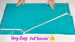 Simple Salwar Cutting and stitching | Very Easy Salwar cutting and stitching