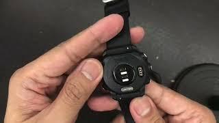 Suunto footpod connect to garmin FR245 demonstration