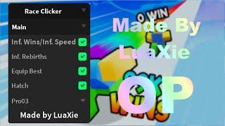 Inf. Wins/Inf. Speed, Inf. Rebirths | Race Clicker OP Script [EASIEST UGC EVER]