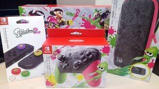 Unboxing Splatoon 2 PRO Controller + Accessories