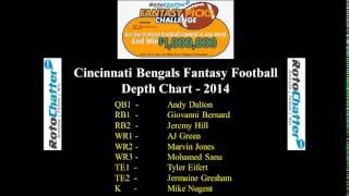 Cincinnati Bengals Depth Chart 2014 Fantasy Football