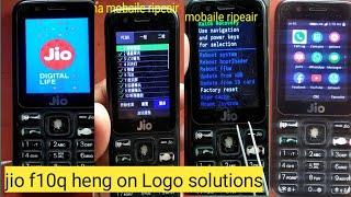 jio phone f10q hang on logo solution/jio hard reset key