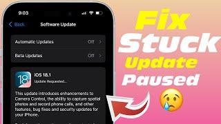 iPhone Software Update Requested Stuck | iPhone Software Update Paused Problem | Fix Stuck Update |