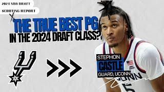 Stephon Castle: The True Best PG in the 2024 Draft Class? | 2024 NBA Draft Scouting Report