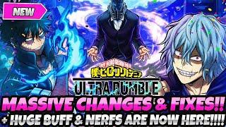 *NO FREAKING WAY!!!* HUGE BUFFS & NERFS ARE HERE! + MASSIVE CHANGES & FIXES! (My Hero Ultra Rumble