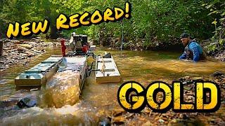 Gold Dredge Finding a Pile of Amazing Gold