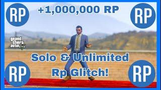 *Solo* Unlimited RP Glitch In GTA 5! Super Easy!