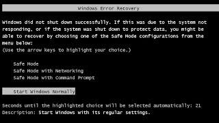 How To Fix Windows Error Recovery