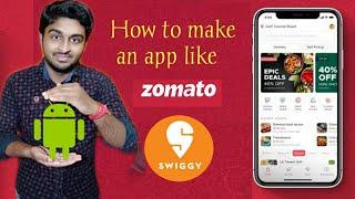 #app_like_zomato How to make an app like zomato  | Swiggy |Uber eats Just in 10 Minutes