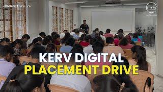 Kerv Digital placement drive for Ethnus Codemithra learners.