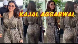 Kajal Aggarwal spotted at Mumbai Airport |Dum Dum Dum #kajalaggarwal #kajalagarwal #mumbai #actress