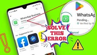 How to fix Play Store Download Pending Problem | Solve Play Store pending Issue