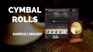 "Cymbal Rolls" - Playable Cymbal Rolls and Swells Sample Library (€19) | 18 Cymbals Available