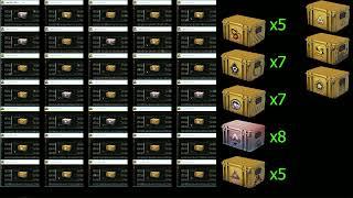 CS:GO case farm. 35 accounts. June 14, 2023