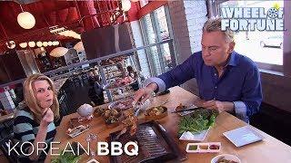 Pat & Vanna Enjoy Korean BBQ in Seattle! | Wheel of Fortune