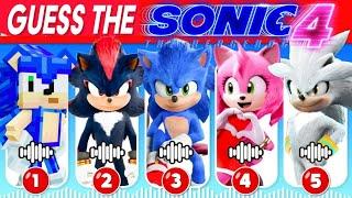 Guess The Sonic The Hedgehog 3 Character by Their Voices #4  Sonic 3 Movie Songs Quiz