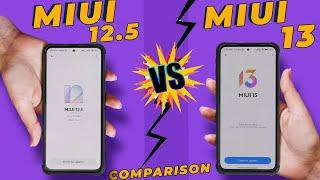 MIUI 13 VS MIUI 12.5 SIDE BY SIDE COMPARISON | ALL FEATURES OF MIUI 13 EXPLAINED | WHAT'S NEW