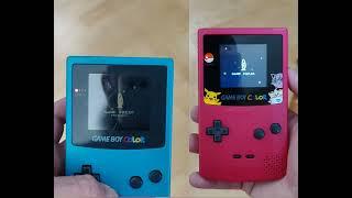 vetro gaming TFT Gameboy color display side by side comparison.