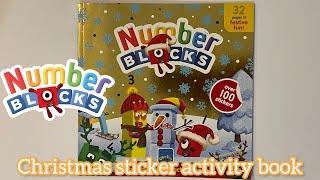 Numberblocks Christmas sticker activity book 