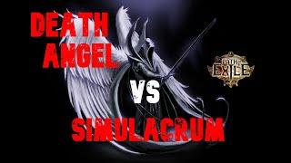 PoE Death Angel vs Simulacrum - last 5 waves - Berserker