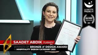 Saadet Abdik - Award-winner Designer / Turkey