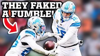 Lions fake fumble leads to a Jared Goff touchdown pass, a breakdown