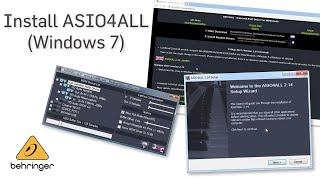 How to Install ASIO4ALL (Windows 7)