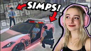 COPS FLIRT with me! | Gamer Girl Plays GTA 5 RP