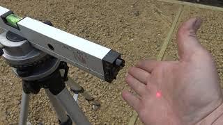 How To Set and Check Grade With A Laser Tripod