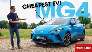 NEW MG4 review – the CHEAPEST and BEST electric car you can buy? | What Car?
