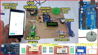 Tracking down the Vehicle Collision Detection and Messaging System using GPS and GSM