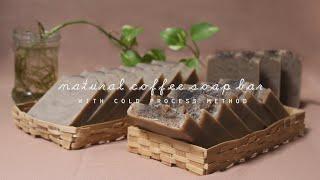 Natural Coffee Soap Bar | DIY Sabun Kopi Metode Cold Process