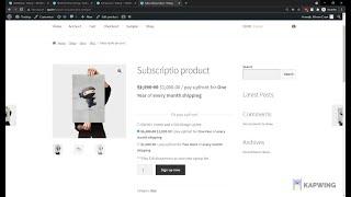 Create prepaid plans for subscription products (WooCommerce Subscriptions)