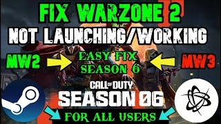 How to fix Warzone 2 Crashing & Not Launching ( Easy FIX ) - *NEW UPDATE* (2023)