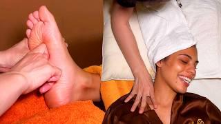 ASMR: Relaxing Vietnamese Foot Reflexology Massage to Fall Asleep!