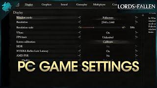 Lords of the Fallen - PC Game Settings