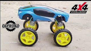 How to Make Super OffRoad Monster Truck From Rc Car (Diy Technician)