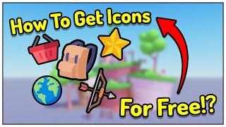 How to get icons for your roblox game absolutely free!