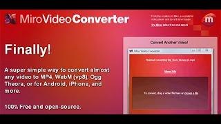 THIS FREEWARE MAC & WINDOWS Convertor for conversion of ogv.mp4 or any Video Or  Audio file  - 2015