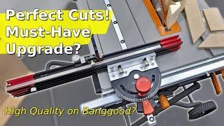 The BEST Mitre Gauge for Your Table Saw? High-Quality Upgrade from Banggood!