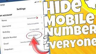 How To Remove or Hide Your Phone Number from Snapchat (Android/iOS) | Quick Guide