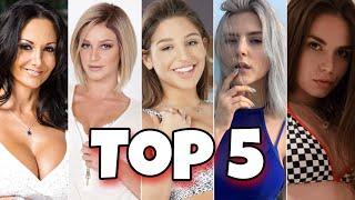 Top 5 - Ava Addams | Emma Hix | Abella Danger | Eva Elfie | Mini Diva