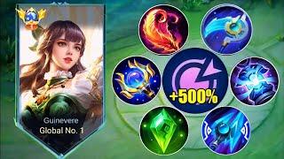 GUINEVERE NEW HIGH DAMAGE BUILD 2024!! ( Guinevere best build 2024 )