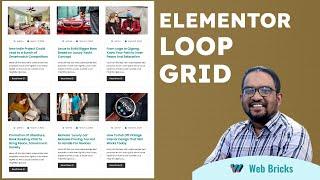 Elementor Loop Grid Tutorial  Posts, Image, Equal Height |  Elementor Pro | @Web-Bricks