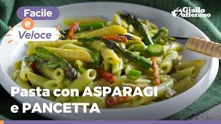 ASPARAGUS AND BACON PASTA: QUICK AND EASY ITALIAN RECIPE